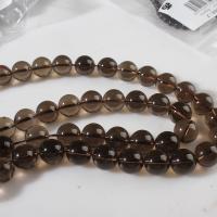 Perles en quartz fumé naturel, Rond, normes différentes pour le choix, année AAAAA Environ 1mm Environ 15.5 pouce, Vendu par brin