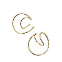 Earring Cuff and Wraps, Brass, plated, for woman 10-30mm 