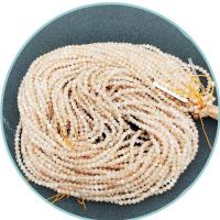Sonnenstein Perle, rund, poliert, DIY & facettierte, hellrote Orange, Länge:38 cm, verkauft von Strang