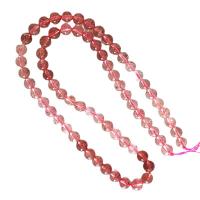 Strawberry Quartz Beads, Round, polished, DIY, red, 6mm cm 