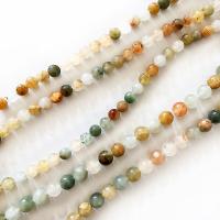 Perles de pierre gemme mixte, Pierre naturelle, poli, DIY, couleurs mélangées cm, Vendu par brin