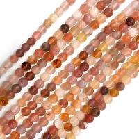 Yanyuan Agate Perle, rund, poliert, DIY, gemischte Farben, Länge:38 cm, verkauft von Strang