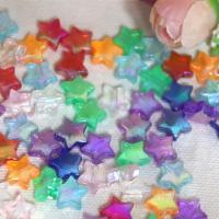 Perles acryliques plaquée, Acrylique, étoile, DIY, plus de couleurs à choisir 500/sol, Vendu par sol