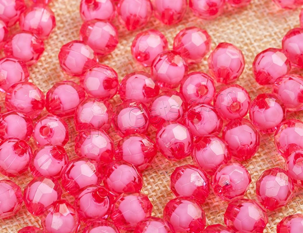 Bead in Bead Acrylic Beads, DIY & different size for choice, more colors for choice, 500/G, Sold By G