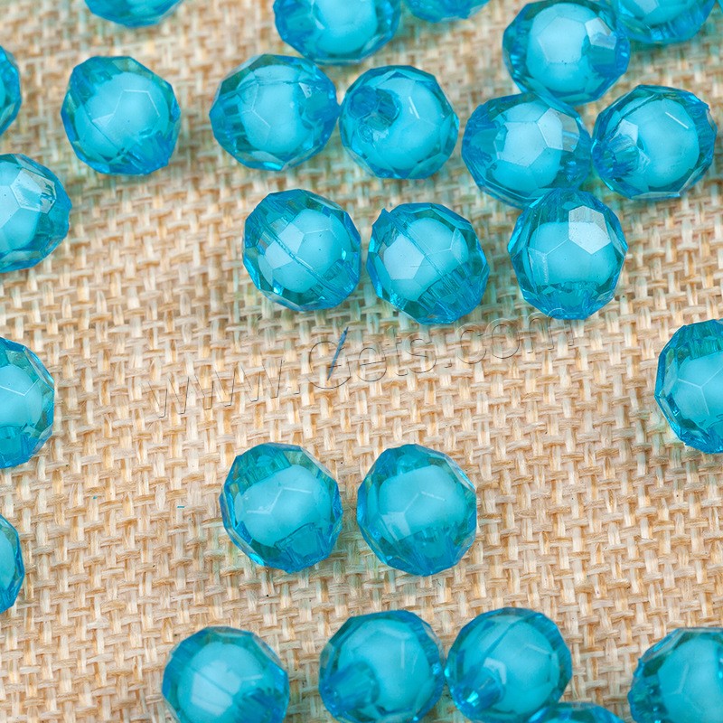 collier en perle acrylique , DIY & normes différentes pour le choix, plus de couleurs à choisir, 500/sol, Vendu par sol
