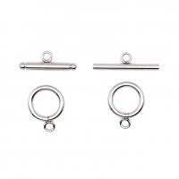 Stainless Steel Toggle Clasp, plated, DIY original color 