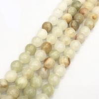 Afghanistan Jade Perle, rund, poliert, DIY & verschiedene Größen vorhanden, hellgrün, Länge:ca. 15 ZollInch, verkauft von Strang
