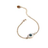 Evil Eye Jewelry Bracelet, Zinc Alloy, with Resin, with 2.36 extender chain, silver color plated, fashion jewelry, silver color .48 Inch 