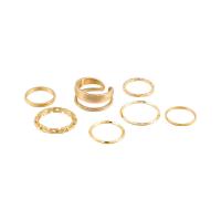 Zinc Alloy Ring Set, plated, fashion jewelry & adjustable & for woman US Ring 