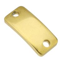 Stainless Steel Charm Connector, gold color plated Approx 2mm 