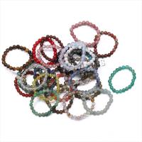 Gemstone Bracelets, Natural Stone, elastic & Unisex 4mm cm 
