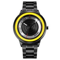 Men Wrist Watch, Stainless Steel, with Glass & Zinc Alloy, Chinese movement, Round, plated, for man & waterproof 