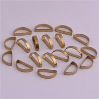 Messing Verknüpfung Ring, Buchstabe D, goldfarben, 14.5x8x2.5mm, ca. 100PCs/Tasche, verkauft von Tasche