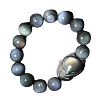 Obsidienne bracelet, unisexe & antifatigue, couleurs mélangées cm, Vendu par PC