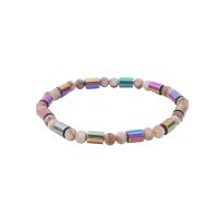Hematite Anklet, with Seedbead, Unisex, mixed colors Approx 20 cm 