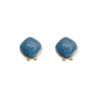 Acrylic Stud Earring, Zinc Alloy, with Acrylic, high quality plated, fashion jewelry & for woman 