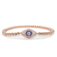 Cubic Zirconia Micro Pave Brass Bracelet, micro pave cubic zirconia & for woman 4mm cm 