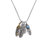 Titanium Steel Jewelry Necklace, with Zinc Alloy, plated, Unisex, silver color cm 