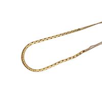 Collier de bijoux de titane, Acier titane, Placage, pour femme, doré Environ 45 cm, Vendu par PC