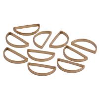 Messing Verknüpfung Ring, Buchstabe D, goldfarben, 21x10.8x0.8mm, ca. 100PCs/Tasche, verkauft von Tasche