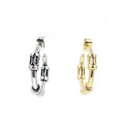 Stainless Steel Stud Earring, 304 Stainless Steel, stainless steel post pin, plated, for woman 