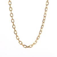 Stainless Steel Chain Necklace, 304 Stainless Steel, plated, for woman cm 