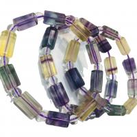 Natural Fluorite Bracelet, polished, fashion jewelry, mixed colors .09 Inch 