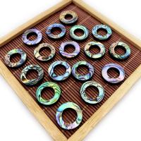 Abalone Shell Beads, Donut, DIY 13-18mm 
