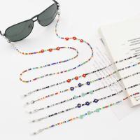 Kristall Brillenkette, Blume, Anti-Skidding & unisex, mehrere Farben vorhanden, Länge:ca. 27.5 ZollInch, verkauft von PC