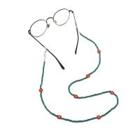 Seedbead Glasses Chain, Flower, anti-skidding & Bohemian style & Unisex Approx 27.5 Inch 