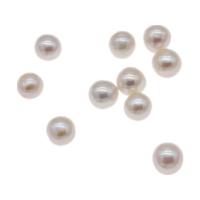 No Hole Cultured Freshwater Pearl Beads, DIY, white, 8mm 