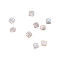 No Hole Cultured Freshwater Pearl Beads, DIY white 