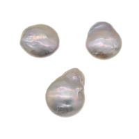 No Hole Cultured Freshwater Pearl Beads, DIY white 