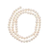 Potato Cultured Freshwater Pearl Beads, Round, fashion jewelry white cm 