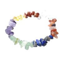 Gemstone Chip Bracelets, polished, Unisex, mixed colors, 5-8mm Approx 7.48 Inch 