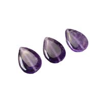 Natural Amethyst Beads, Teardrop, purple 