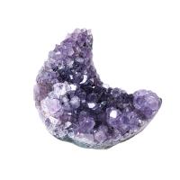 Amethyst Quartz Cluster, Moon, Mini & druzy style, purple, 25-40mm 