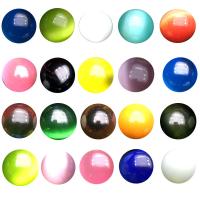 Cats Eye Ball Sphere, Round, polished, Paper box package, mixed colors, 20mm, Approx 