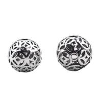 Sterling Silver Spacer Beads, 925 Sterling Silver, Column & hollow, silver color 