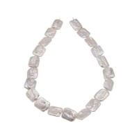 Keshi Cultured Freshwater Pearl Beads, fashion jewelry, white, 15-16mm cm 
