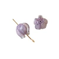 Blume Murano Perlen, Lampwork, Blumen-Knospe, keine, 12x12mm, ca. 100PCs/Tasche, verkauft von Tasche