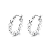 Sterling Silver Huggie Hoop Earring, 925 Sterling Silver, for woman, silver color, 3mm 