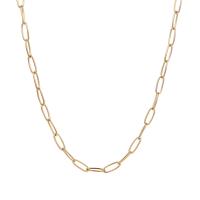 Stainless Steel Chain Necklace, 304 Stainless Steel, with 1.97Inch extender chain, Vacuum Plating, for woman 4mm Approx 15.35 Inch 