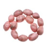 Rhodonit Perlen, Unregelmäßige, DIY, Rosa, 32x19x21mm, Länge:38 cm, verkauft von Strang