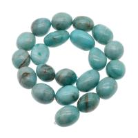 Rhodonit Perlen, DIY, blau, 23x16x12mm, Länge:38 cm, verkauft von Strang