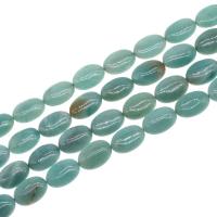 Aquamarin Perlen, oval, DIY, blau, 18x14x7mm, Länge:38 cm, verkauft von Strang