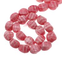 Dyed Marble Beads, imitation argentina rhodochrosite & DIY, pink cm 