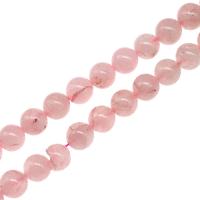 Natürliche Rosenquarz Perlen, rund, DIY, Rosa, 10x10x10mm, Länge:38 cm, verkauft von Strang
