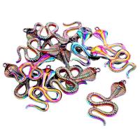 Zinc Alloy Necklace, Snake, colorful plated, Unisex multi-colored Approx 17.72 Inch 