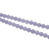 Fluorit Perlen, lila Fluorit, rund, DIY, violett, 6mm, Länge:38 cm, verkauft von Strang